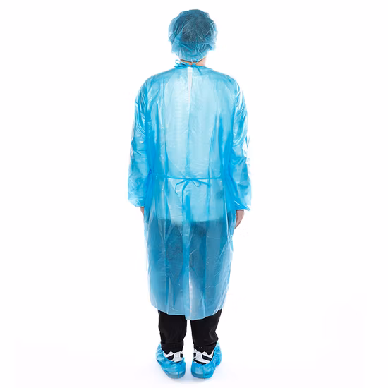 AAMI Level 2 Einweg-Virustest, medizinische Versorgung, chirurgische, wasserdichte Schutzkleidung aus Vliesstoff, medizinischer Isolationskittel für den Einsatz in Virustestlaboren in der Chirurgie