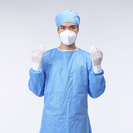 Hot Sale Disposable Hospital Uniform Surgical Isolation Gown